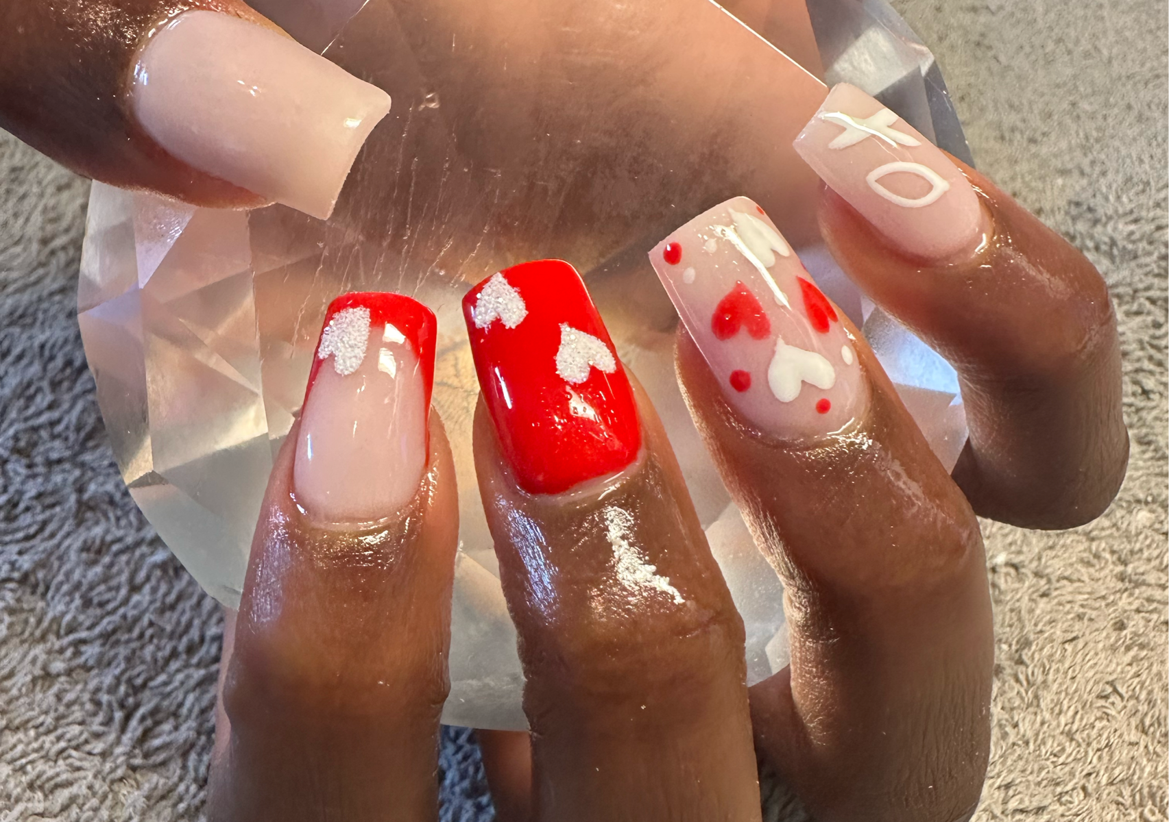 Kids set with full cover nail