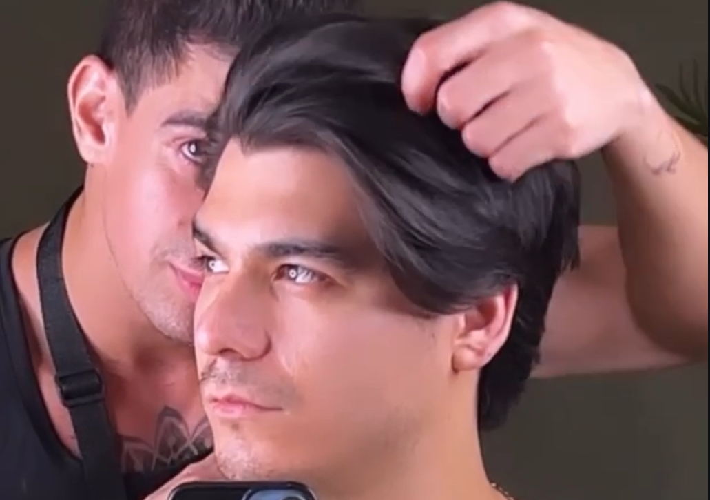 Man hair cut