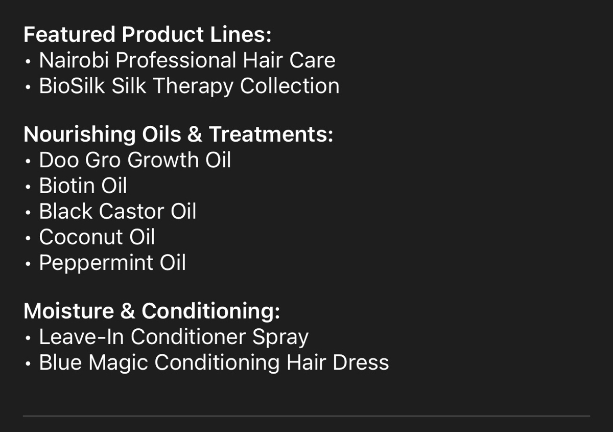 Conditioning spray (take home) 