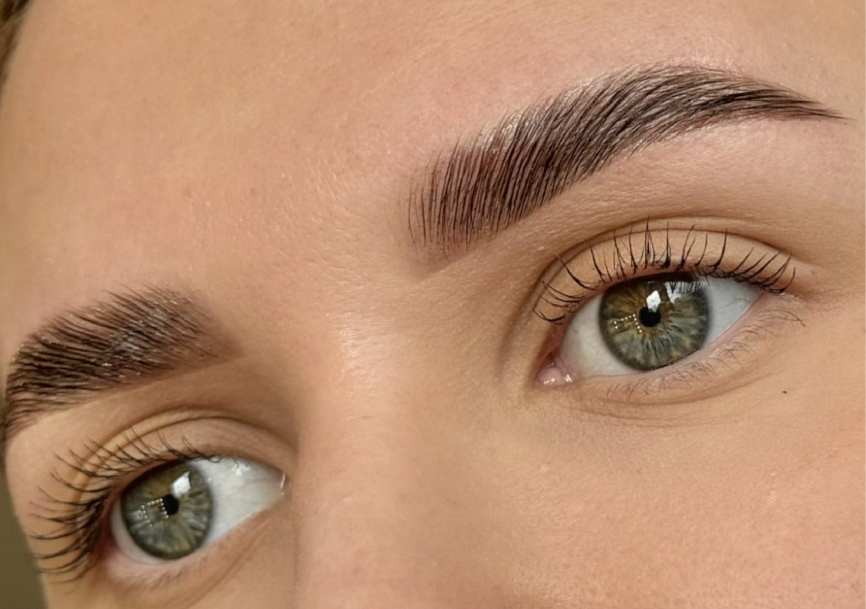 Antakių laminavimas+dažymas+korekcija