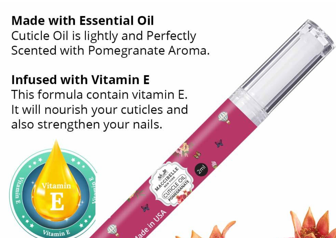 Maccibelle Pomegranate Pure Cuticle & Nail Oil Pen 2ml