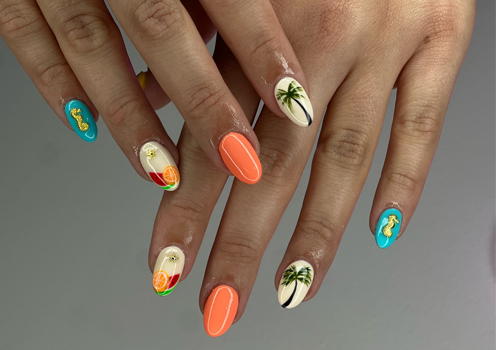 Nail Design 3-4 Nails per hand