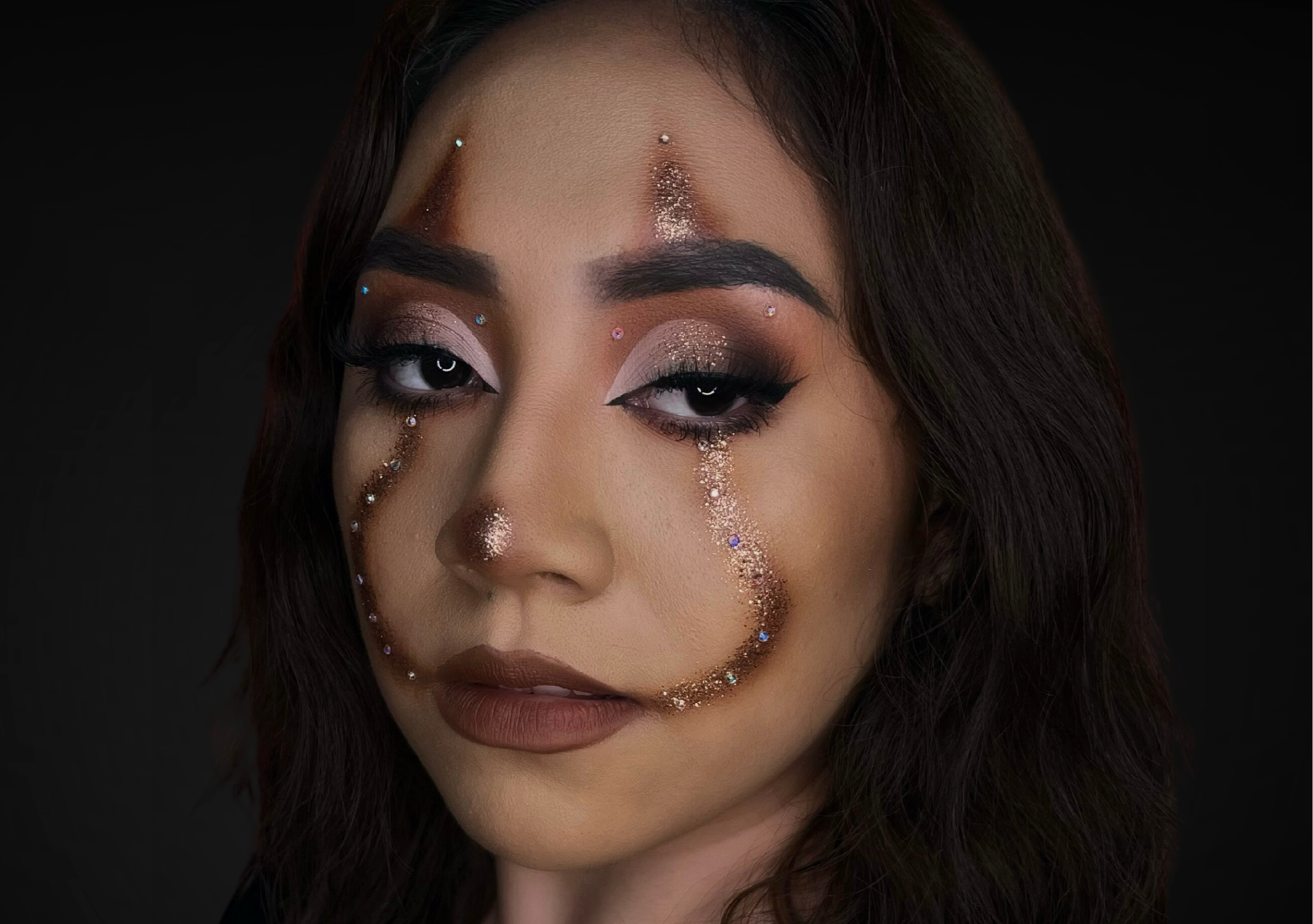 Halloween makeup glam