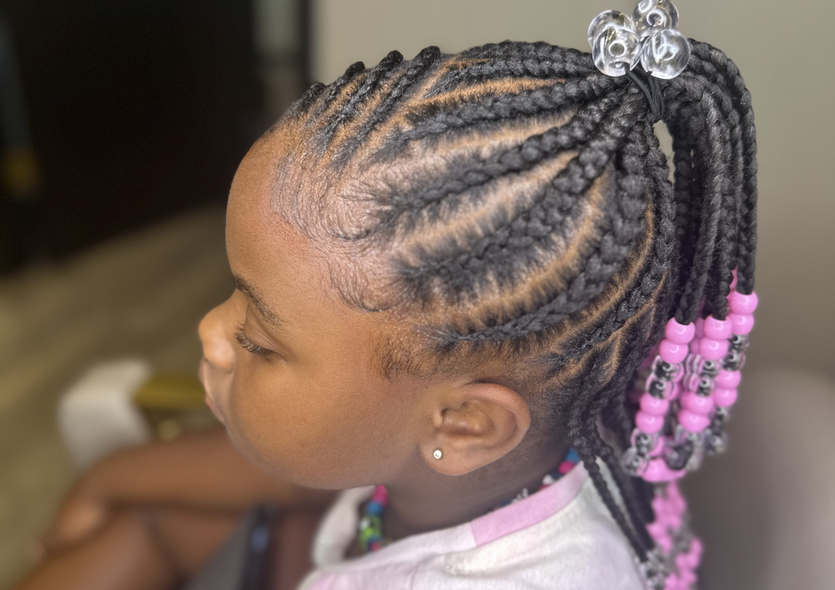 Girls feedin braid styles 3yo-10yo