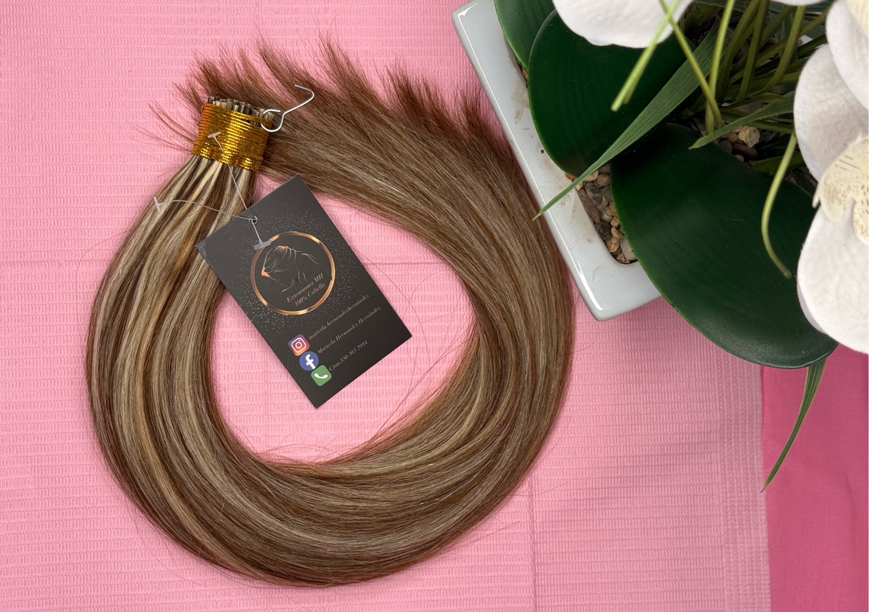 Cabello con rayos 100g 20 pulgadas