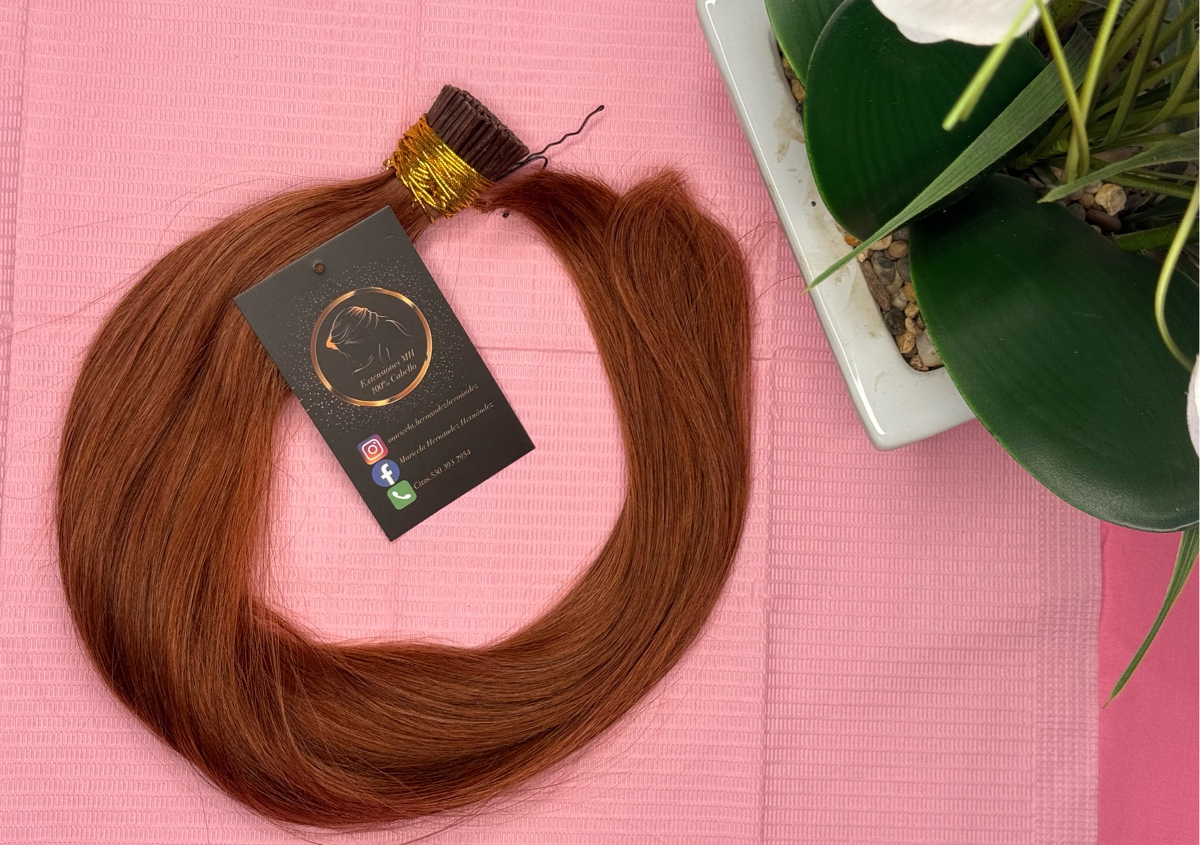 100g cabello cobrizo 