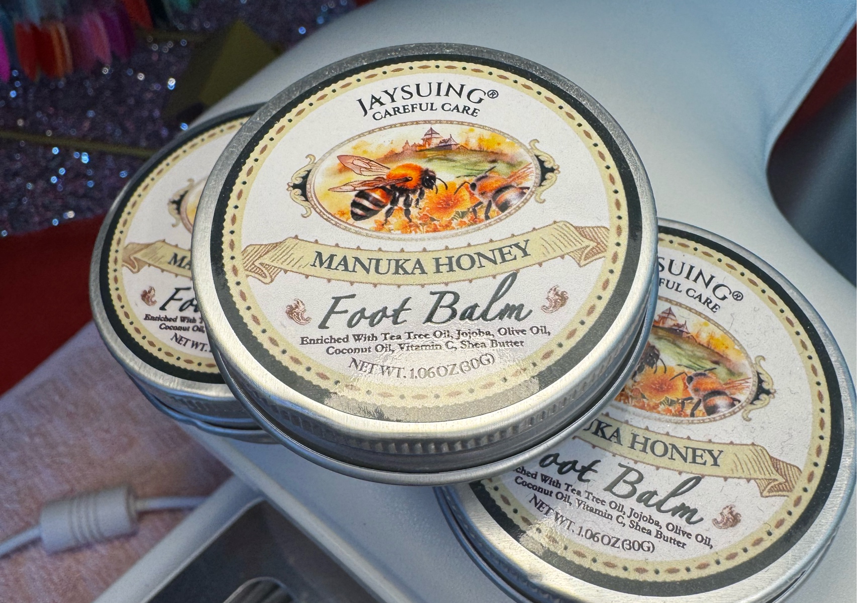 Manuka honey foot balm