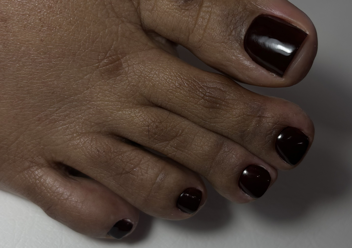 Pies con esmaltado en gel 🫧