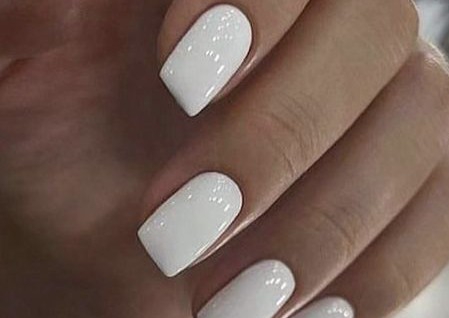 Gel nails (plain colour, no art)
