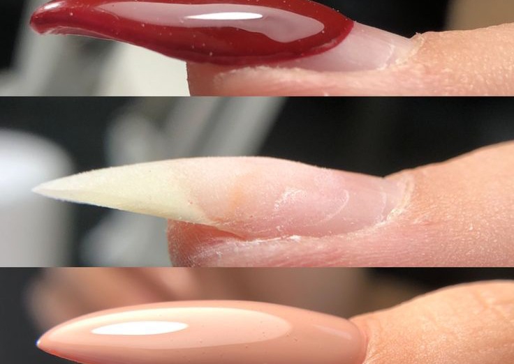 Refill fullcover tip + Gel overlay (plain colour)