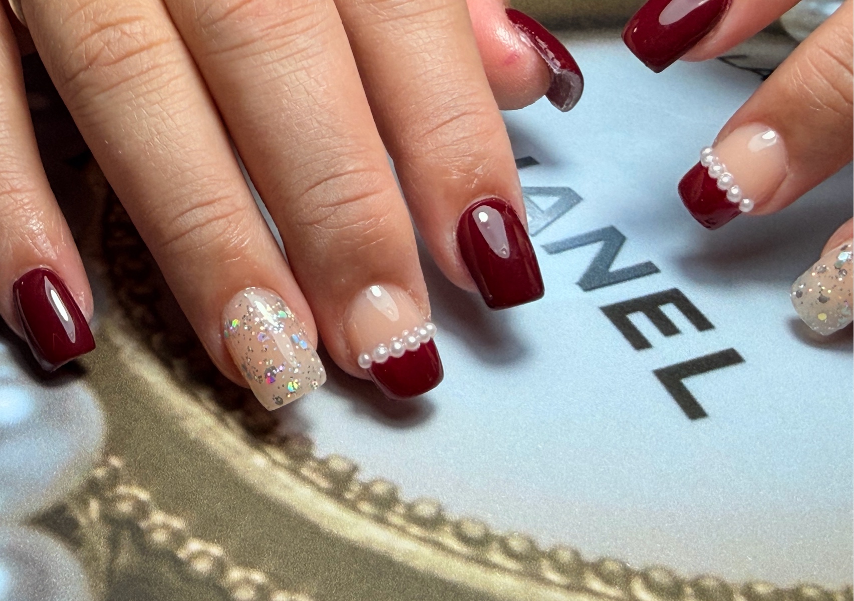 Set completo corto acrilico 