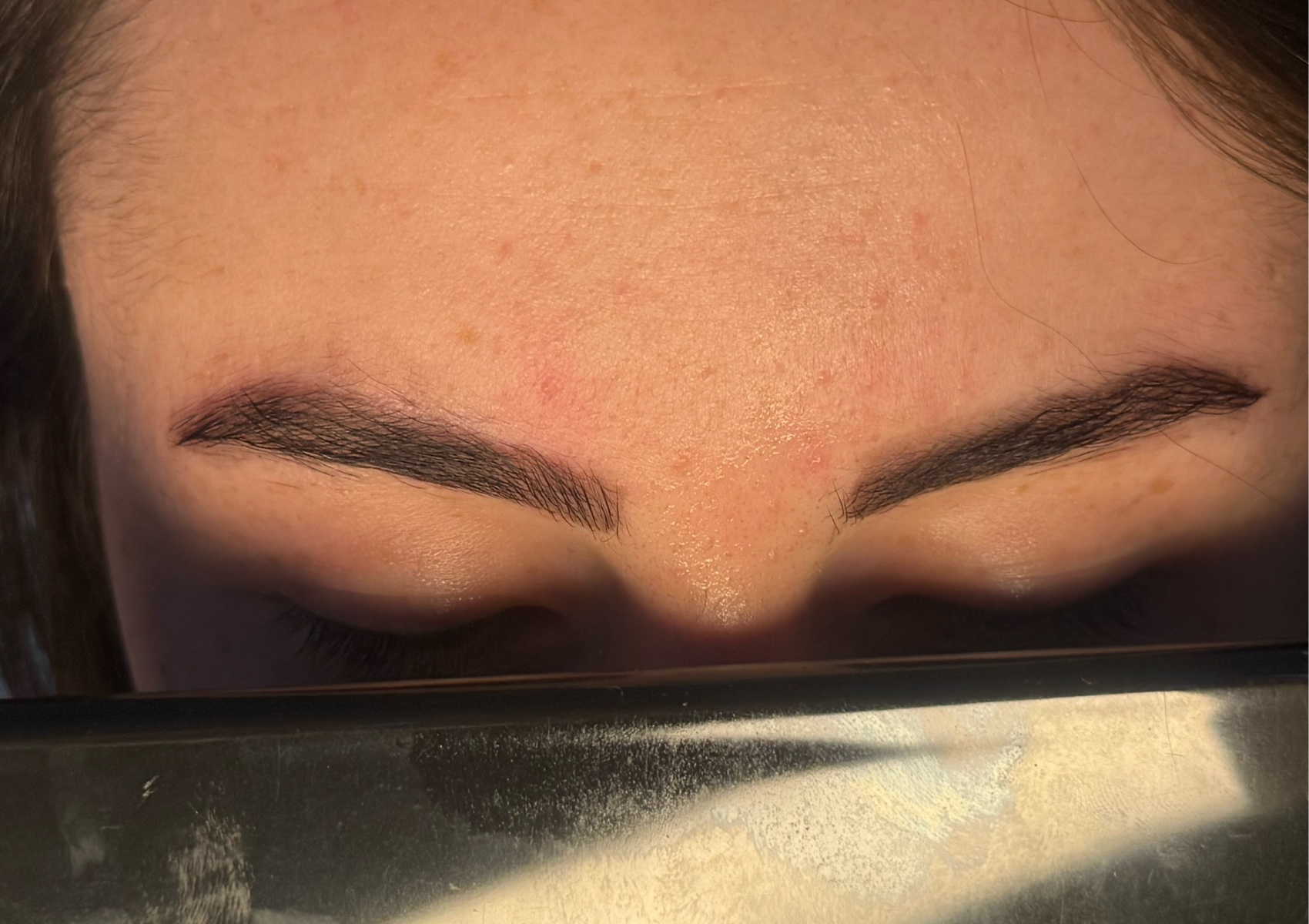 Eyebrow lamination and tint