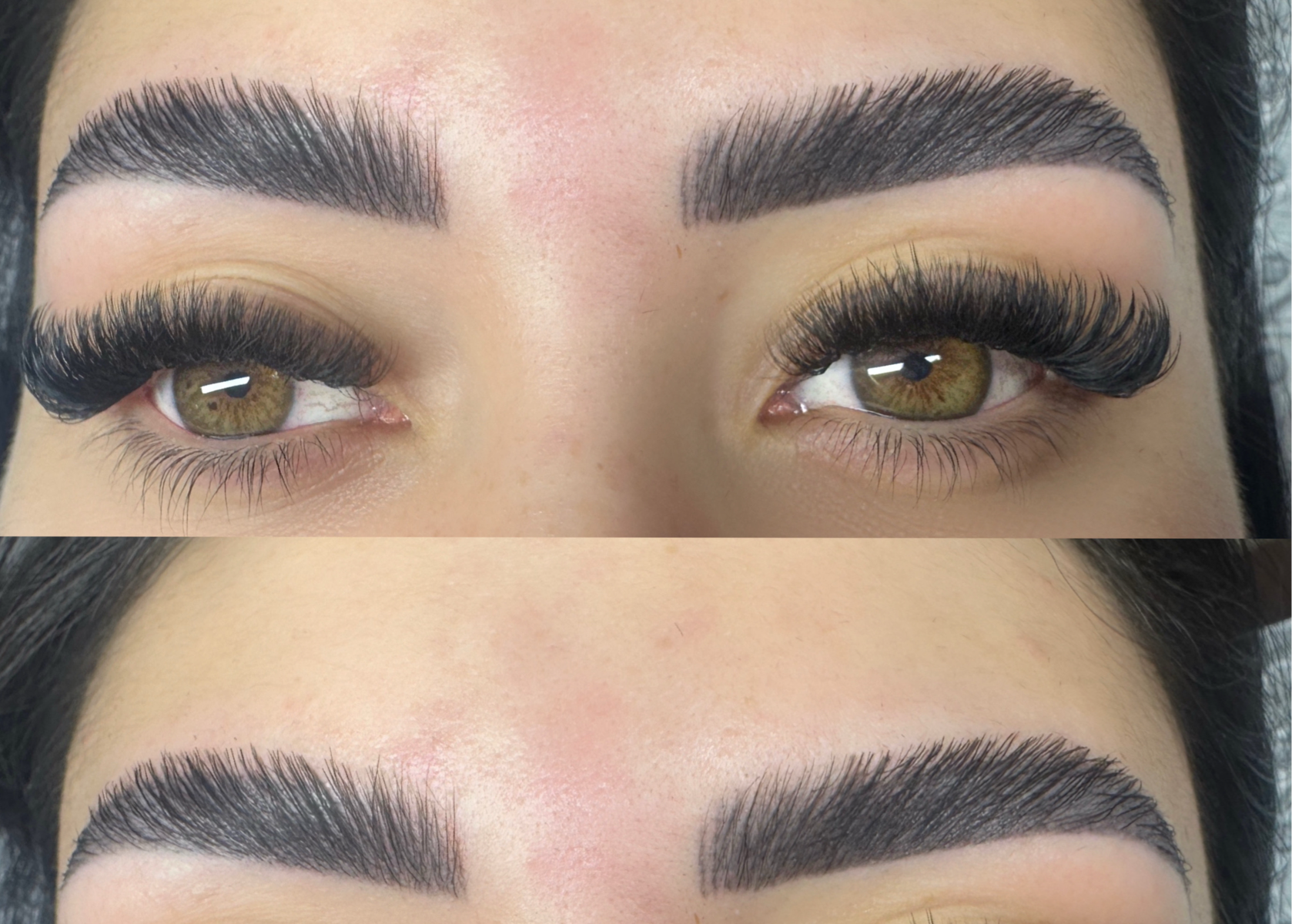 Brow lamination wax and tint or stain