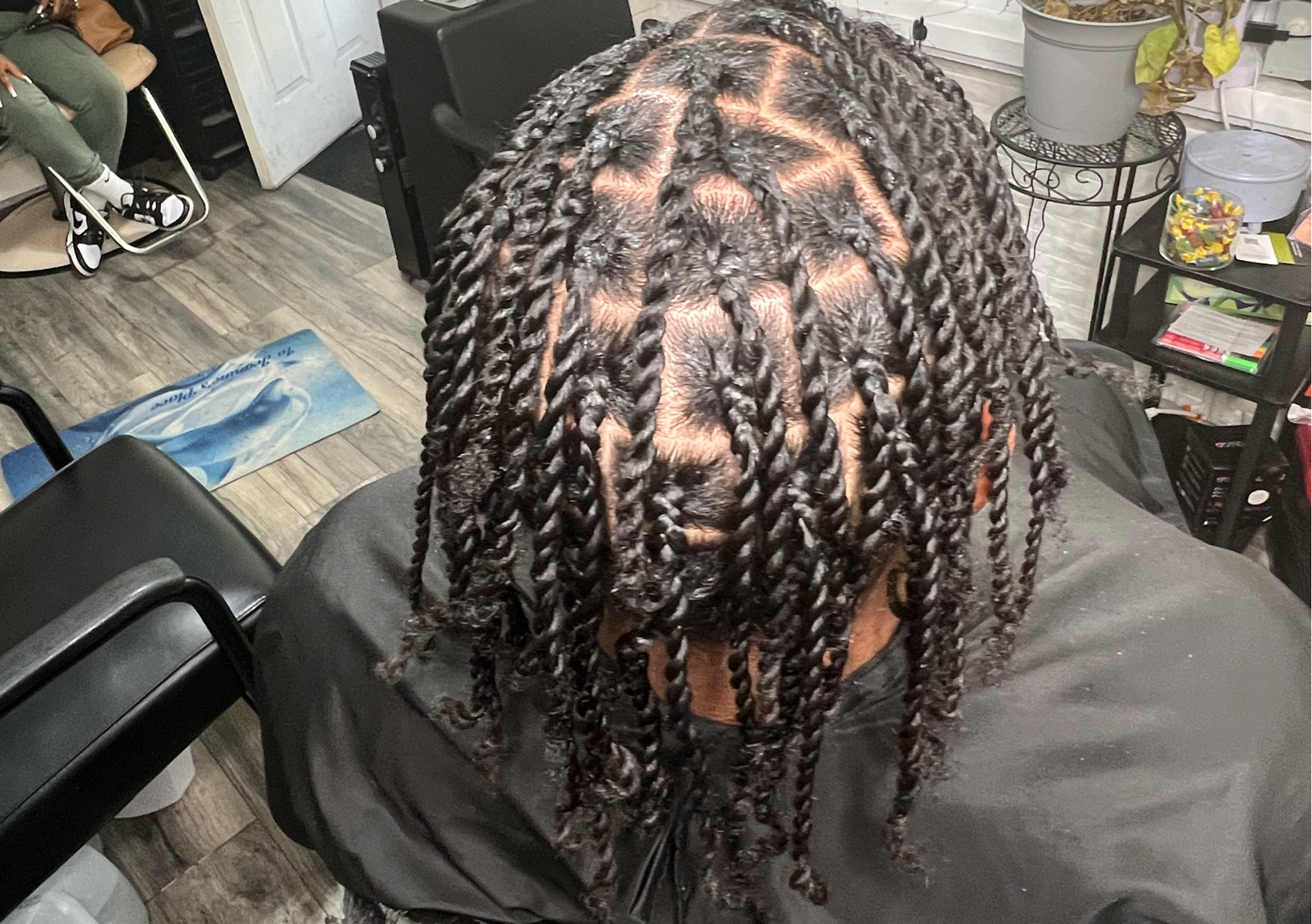 Two Strand Twist with Braid base