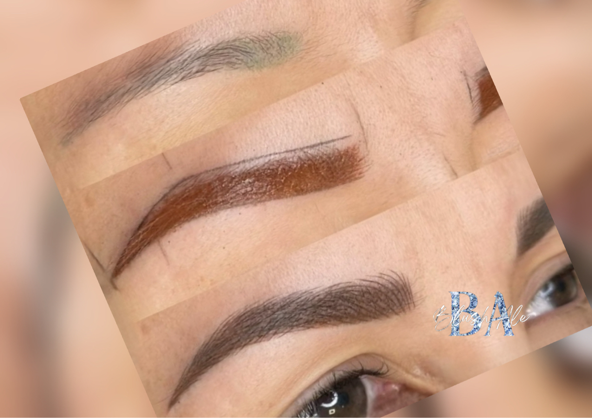 Retoque de micro pigmentación cejas