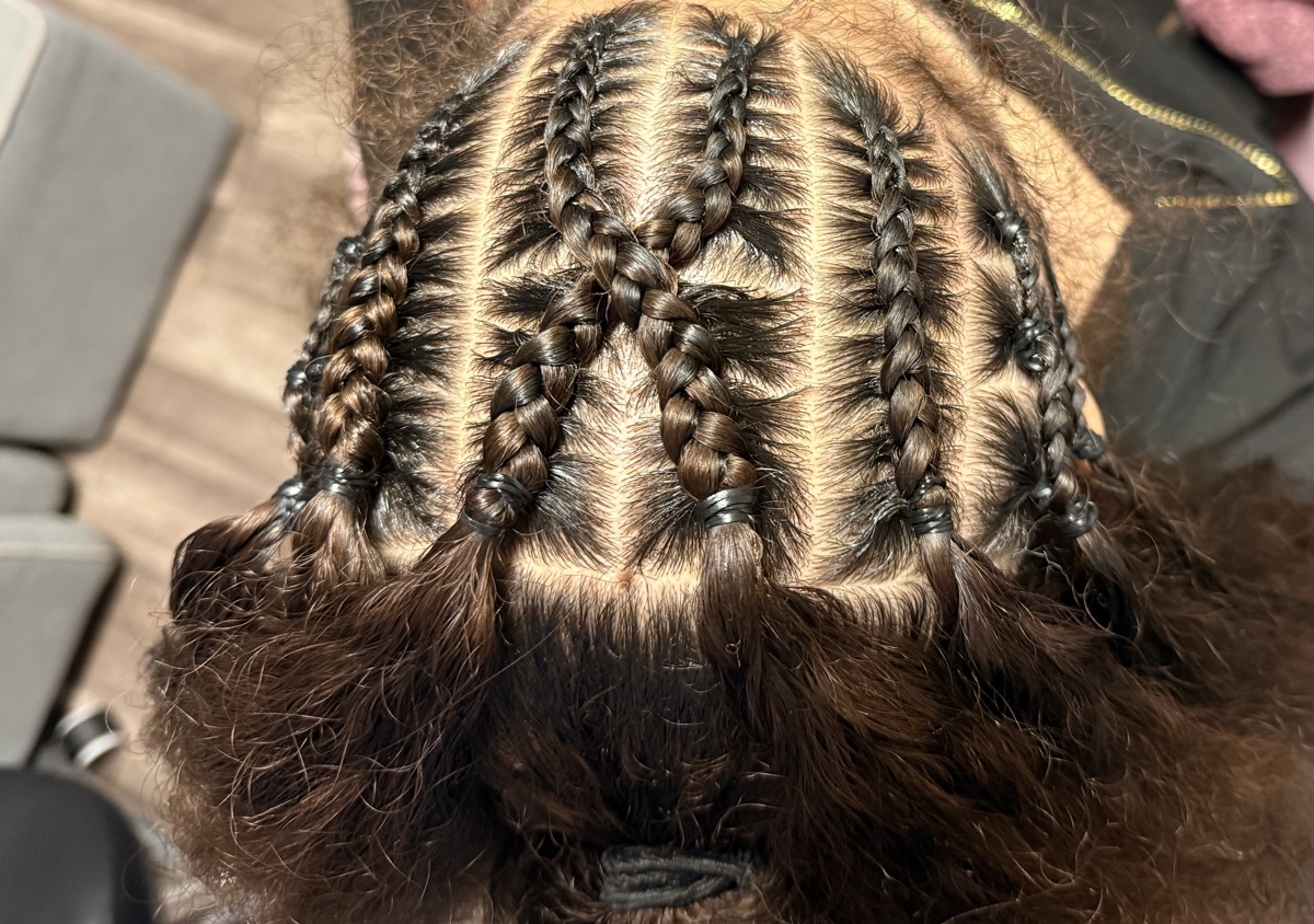 Half Scalp braids 