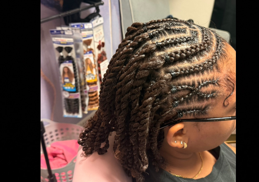 Fulani w/mini twist natural
