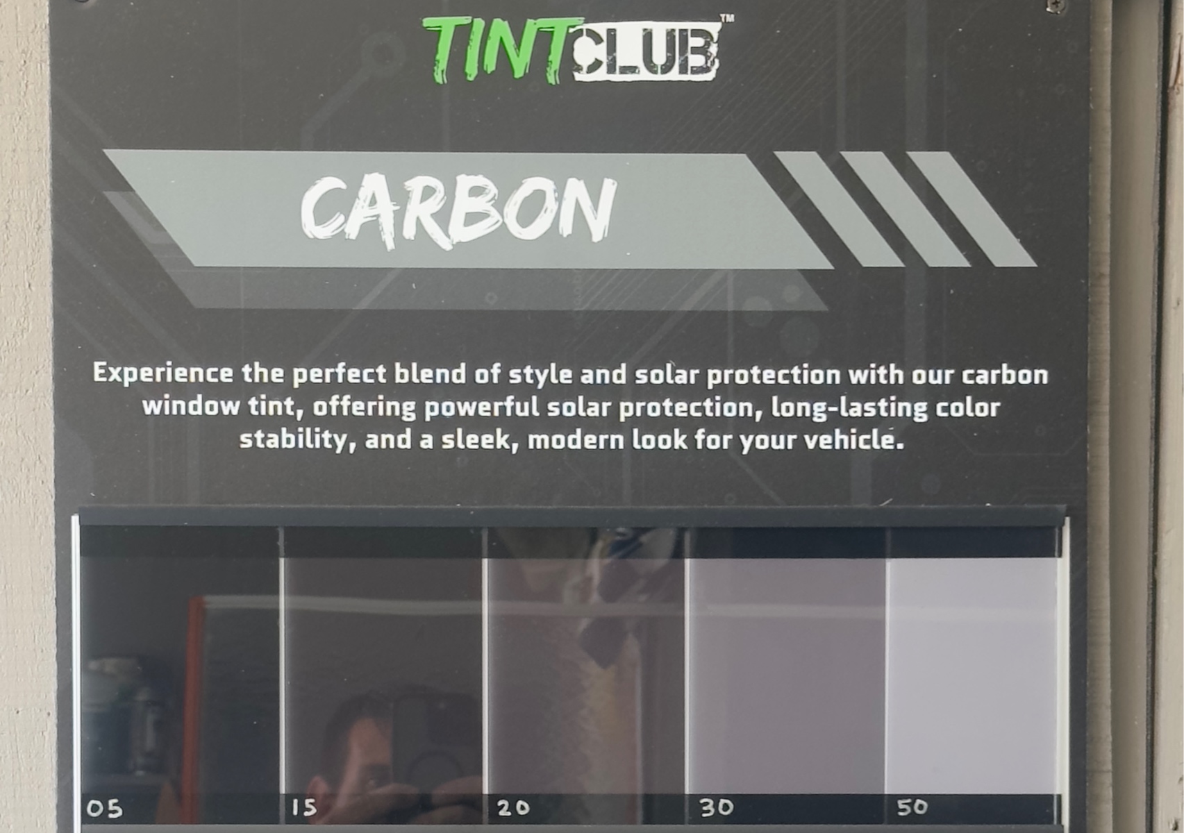 Carbon window tinting (full vehicle)