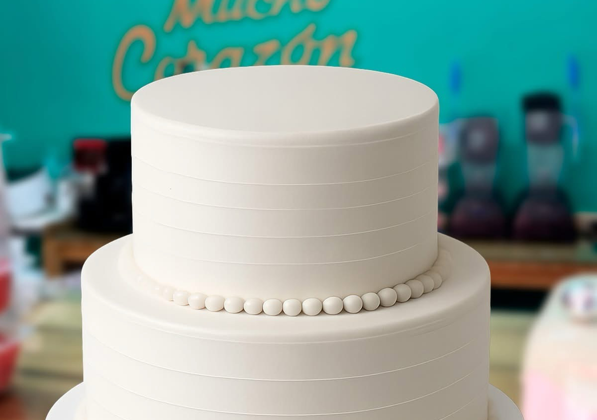 BIZCOCHO DE BODA 1  o 2  PISO  CAKE REAL