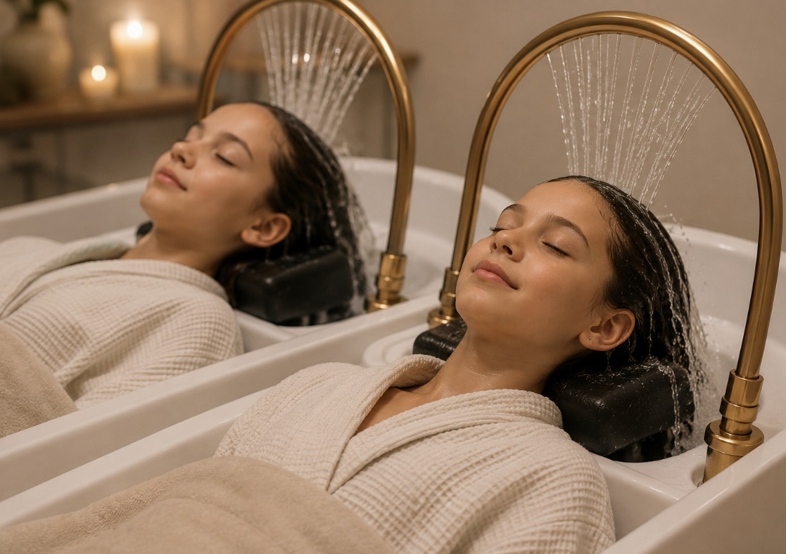 Mini dual head spa experience (8-16 years)