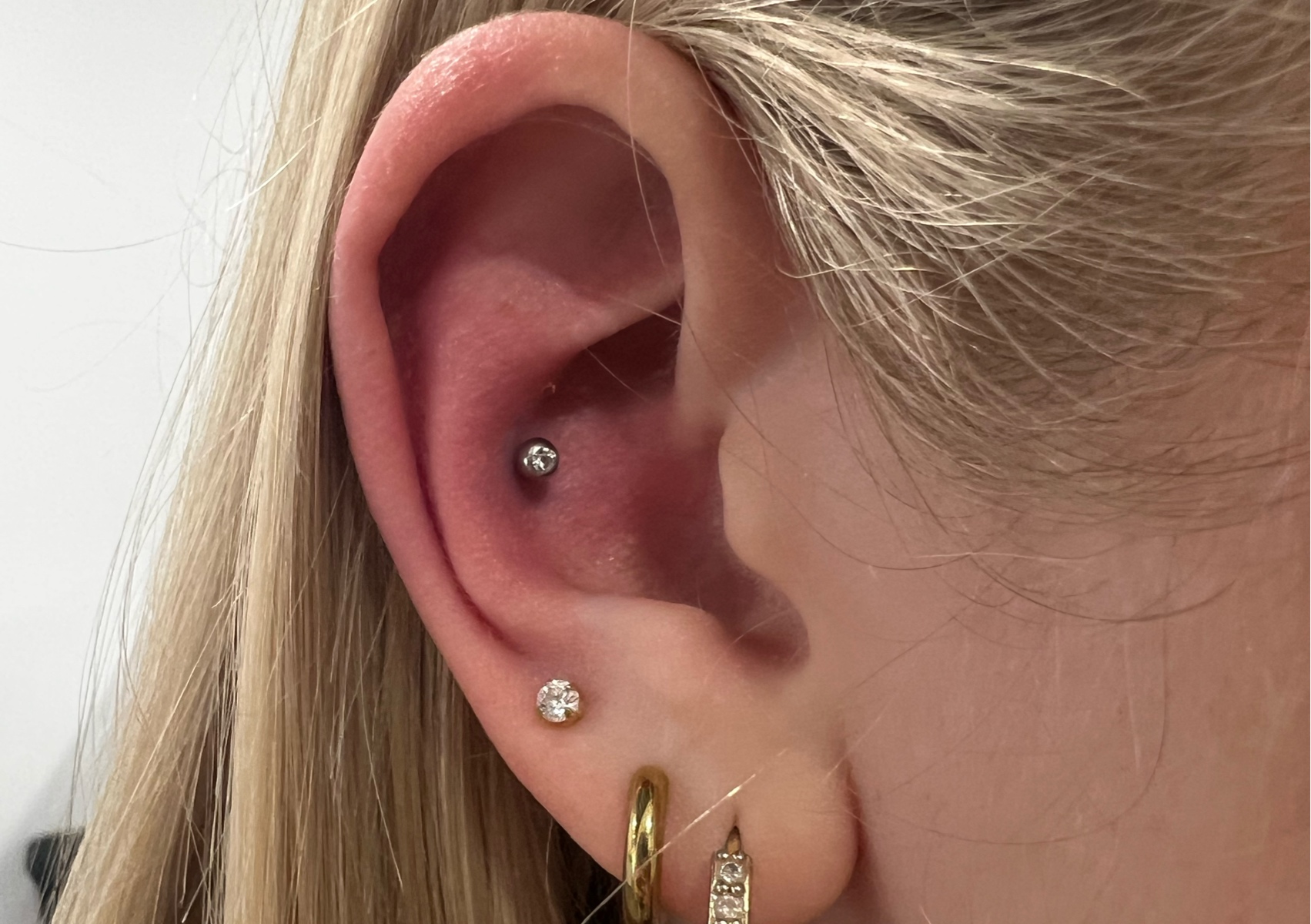 Conch piercing 