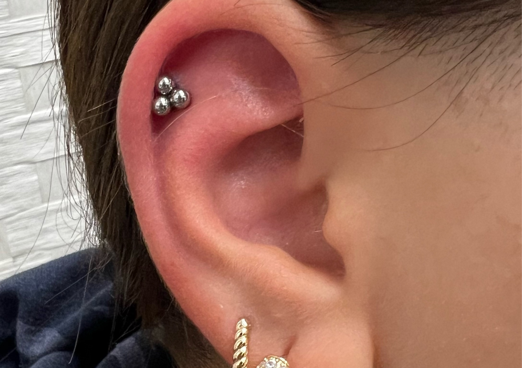 Helix piercing
