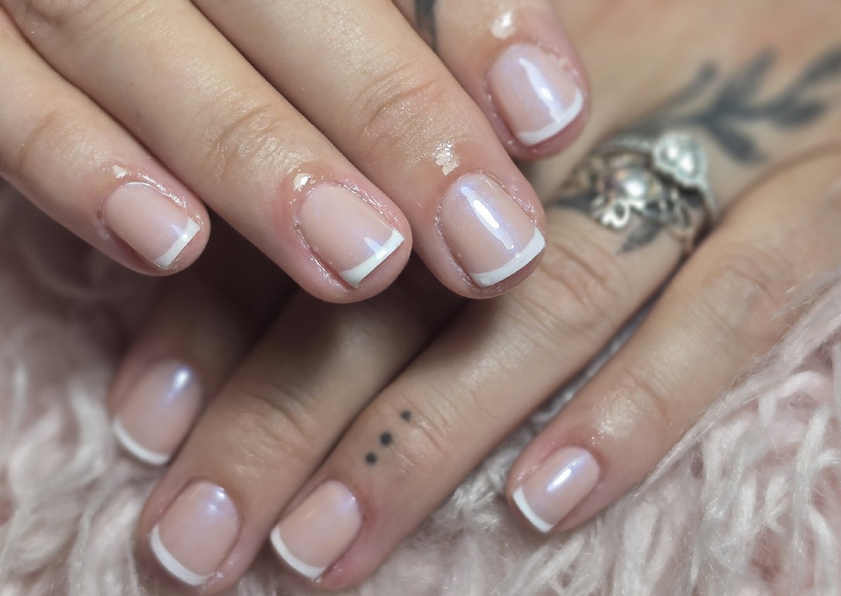 French Gel Polsih - Fingers