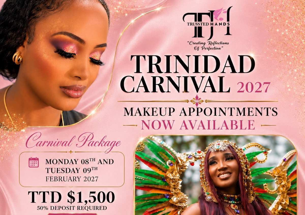 Trinidad Carnival 2027 Makeup Packagr