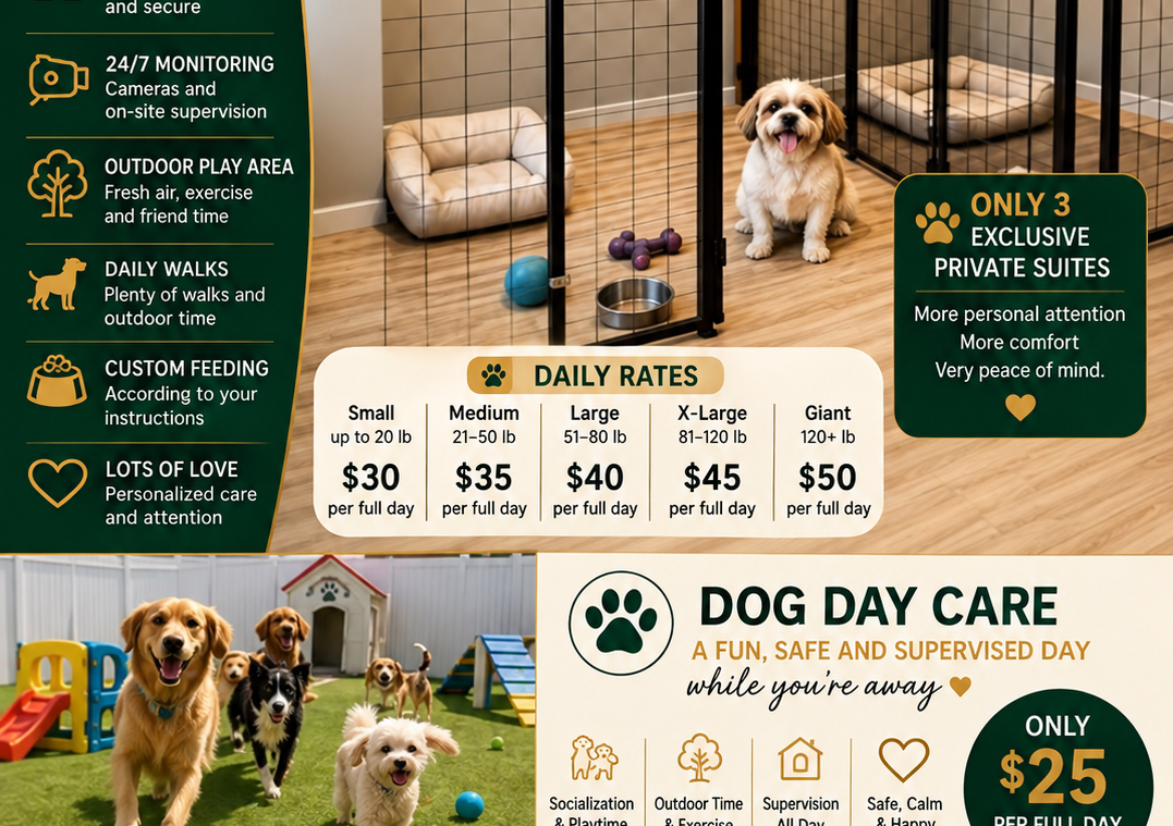 Dog Boarding / Hospedaje Canino Nocturno (1/4)