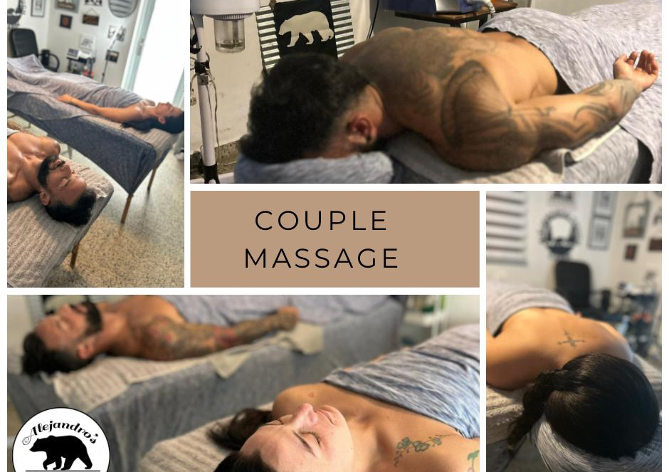 Masaje en pareja y modalidades