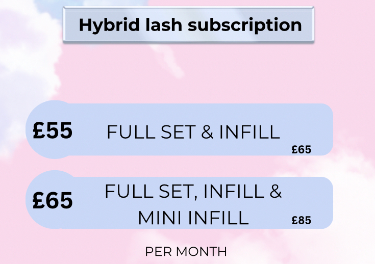 Hybrid lash subscription 