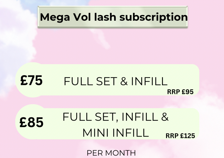 Mega volume lash subscription 