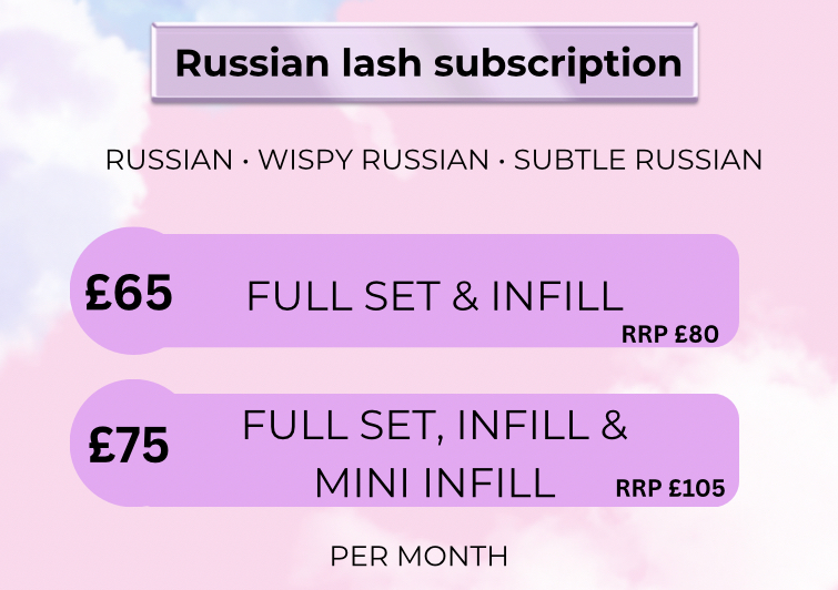 Russian lash subscription 