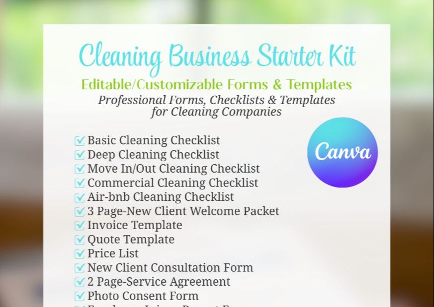 The Ultimate Cleaning Business Packet – Editable Toolkit for Professionals