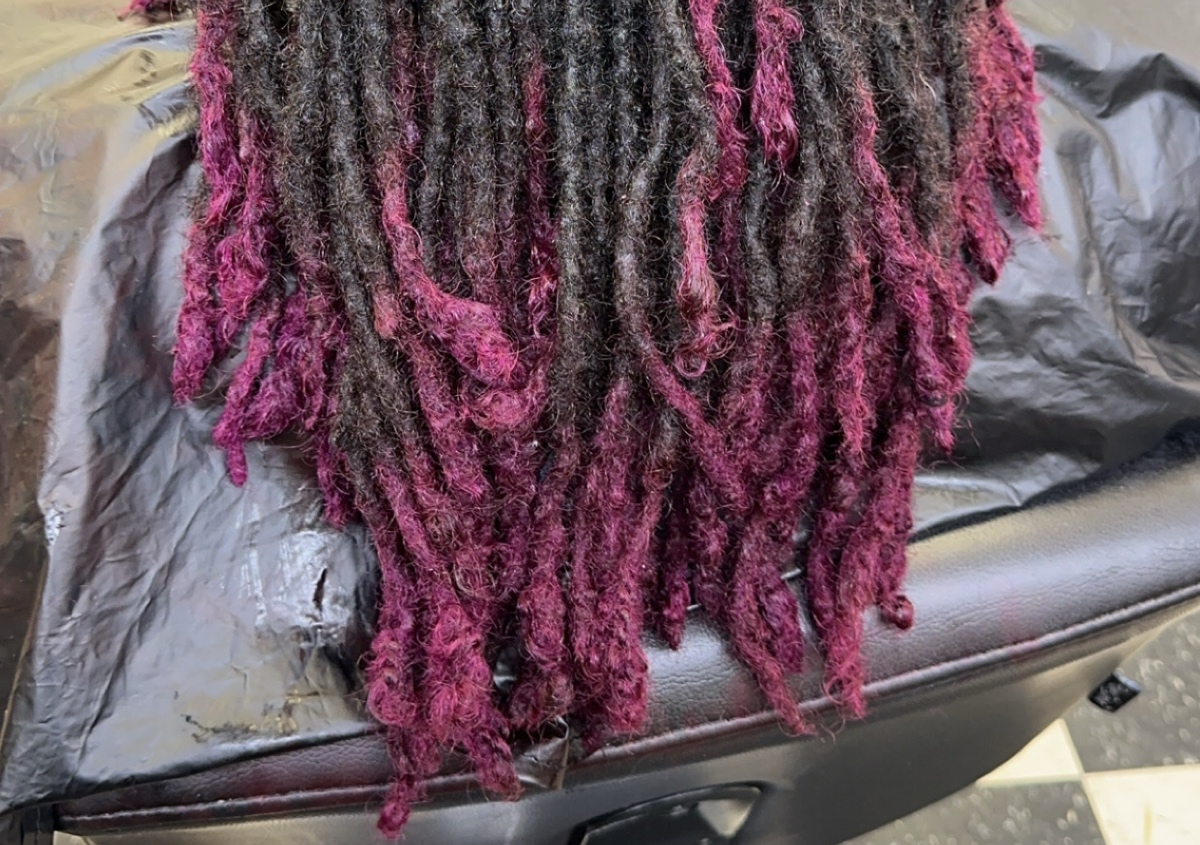 Permanent color on tips