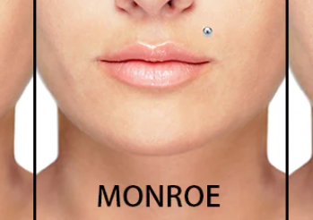 Monroe  piercing 