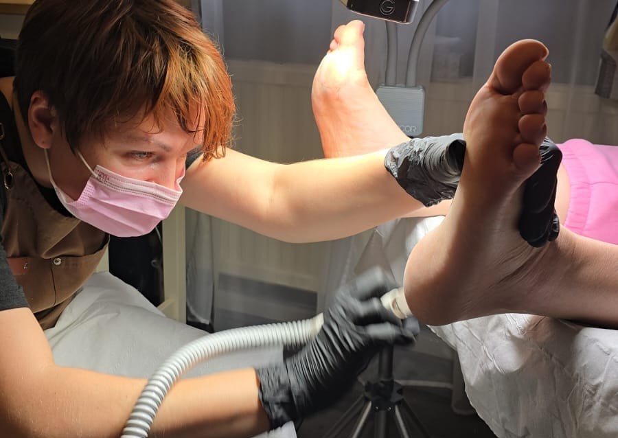 Hygienic dry pedicure no color 