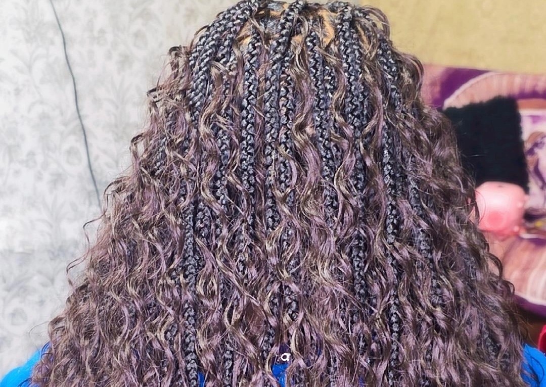Ex medium boho knotless braid 