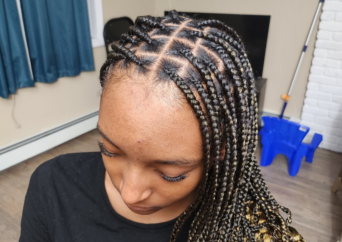 Large knotless braid 