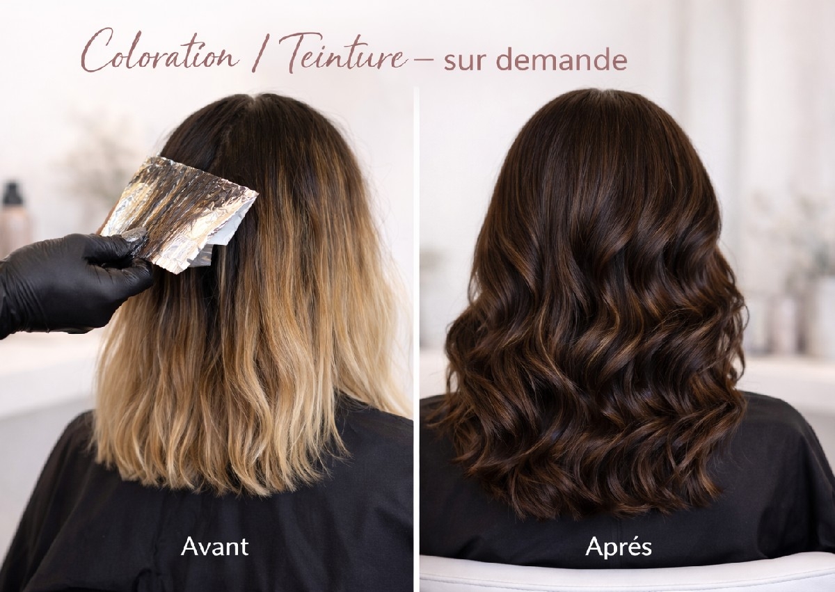 Coloration / Teinture – sur demande