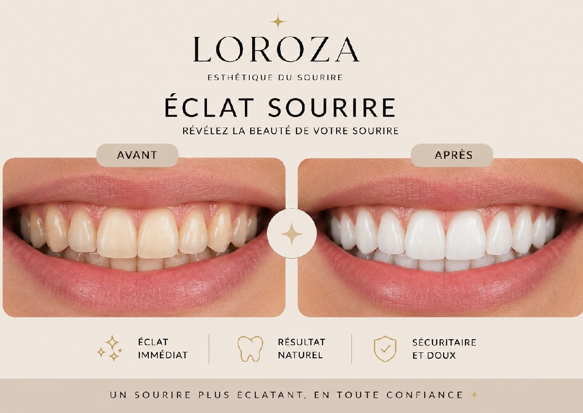 Retouche éclat sourire