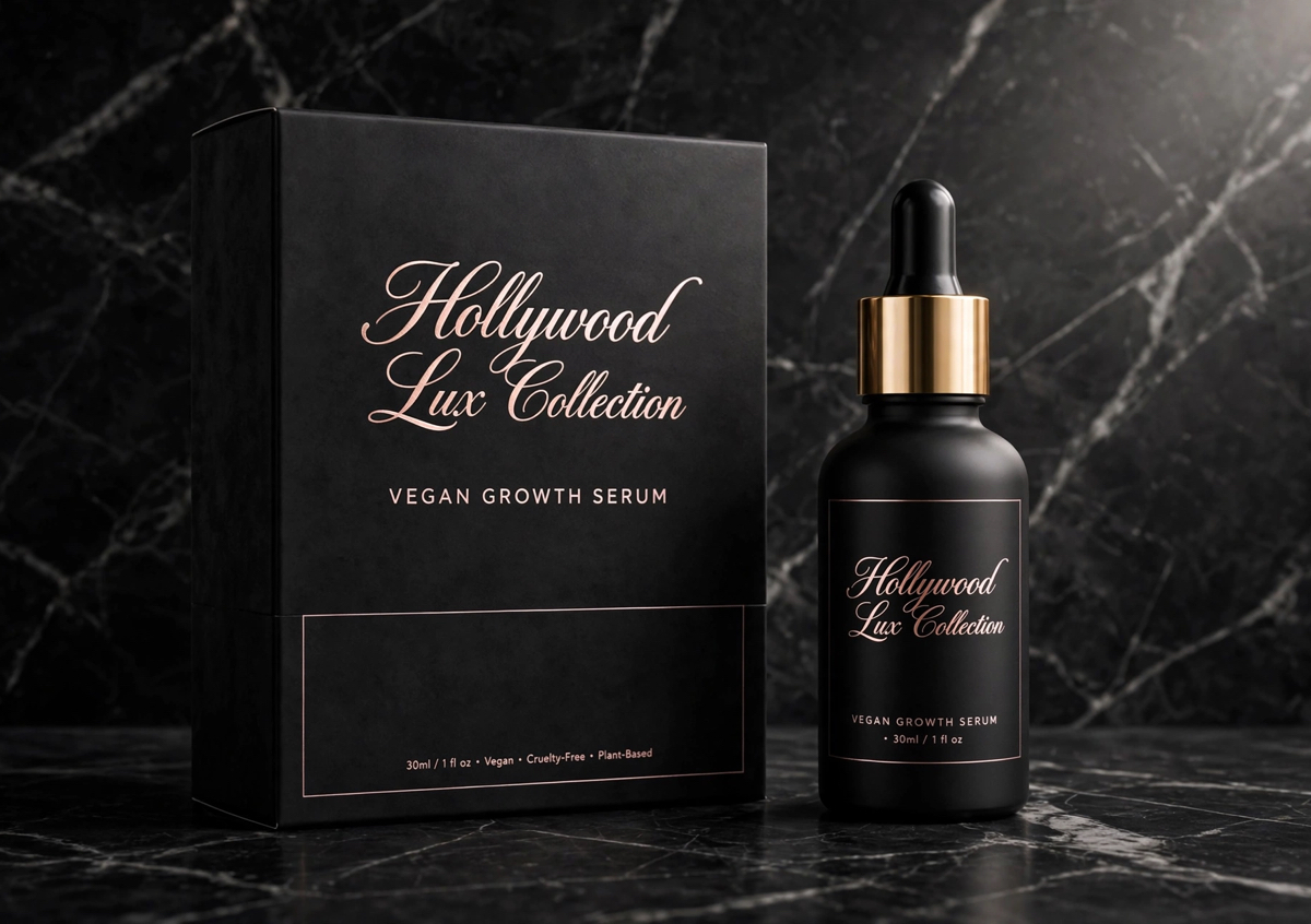 Vegan hair hydrating serum