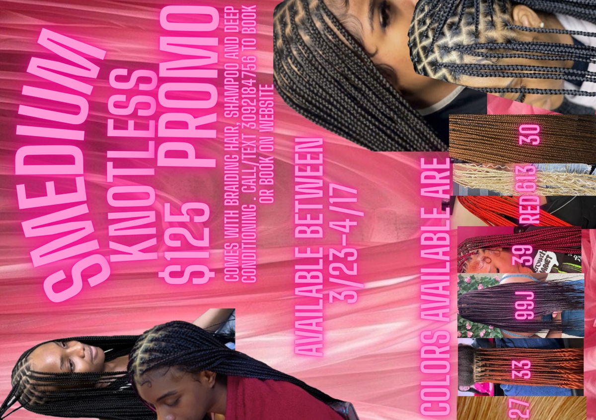 Smedium knotless promo