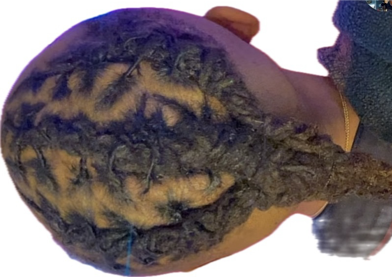 Dread retwist and style