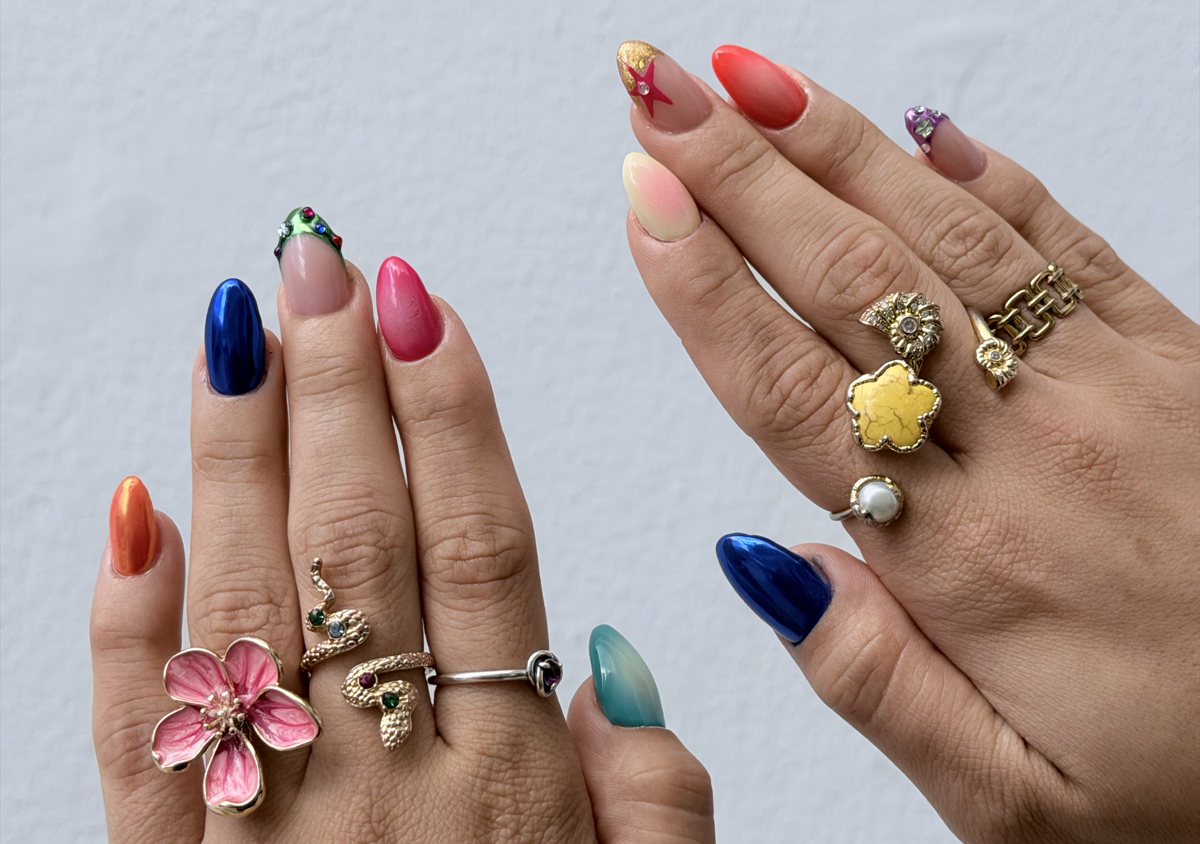 Manicura + hard gel + nail art