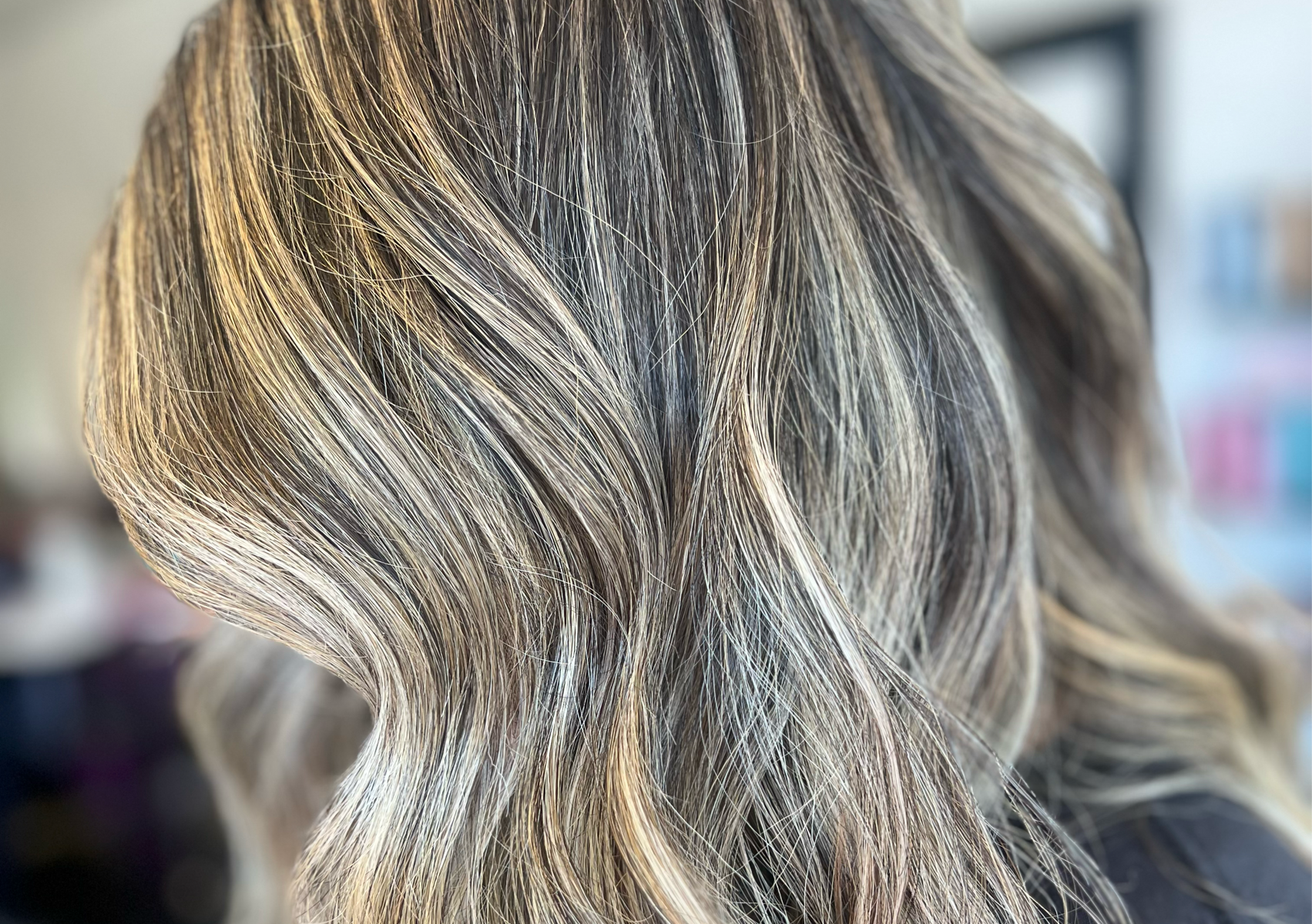 all over color • single process color from root to ends to refresh your grays to the faded ends.  includes shampoo, deep conditi