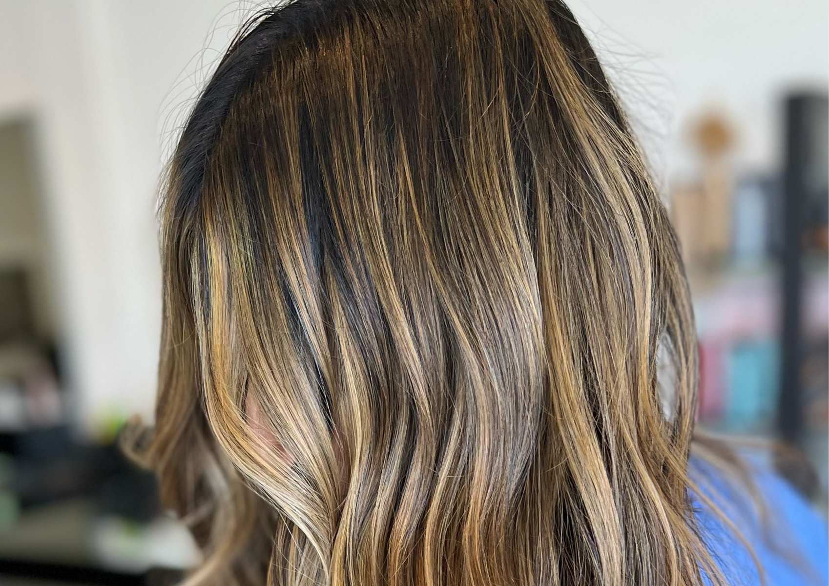 Balayage • Hand Painted technique,  shampoo , deep conditioner, signature blow out.