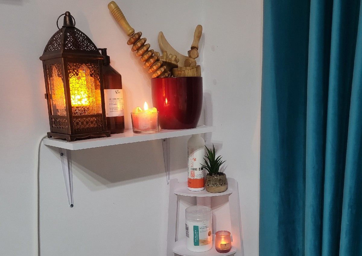 Pachet masaj anticelulitic [ulei+bete de bambus+ventuze]