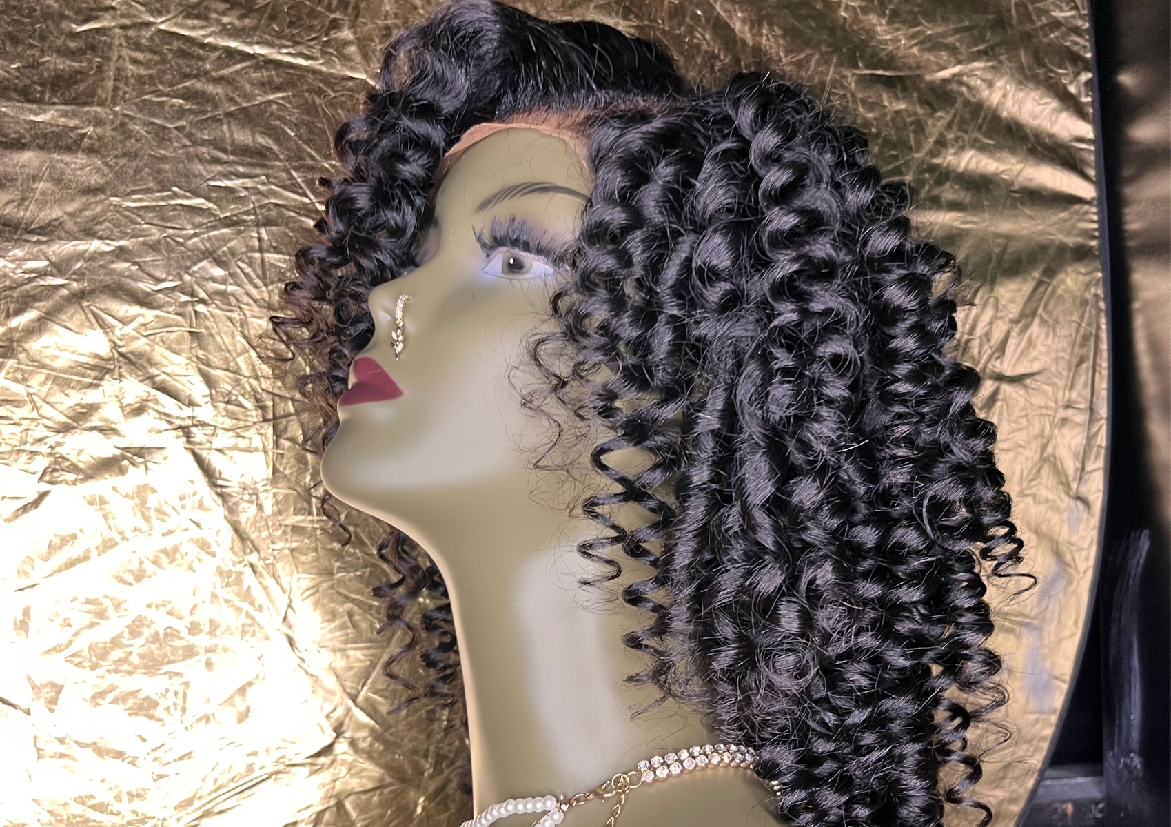 Afro Curly Wig Unit | 20’ x 250% density