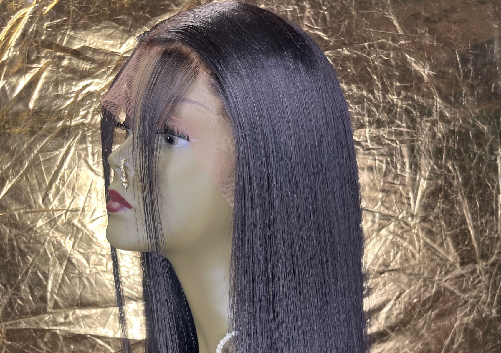 Straight Wig Unit | 22' × 150% density